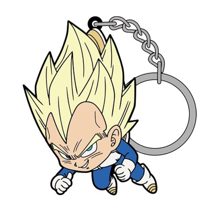 ドラゴンボール キーホルダーセット、神龍、魔人ベジータ、トランクス ドラゴンボール ラバーキーホルダー 悟空・ベジータ・未来